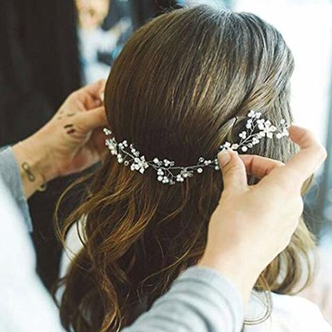 silver hair accessories for girls